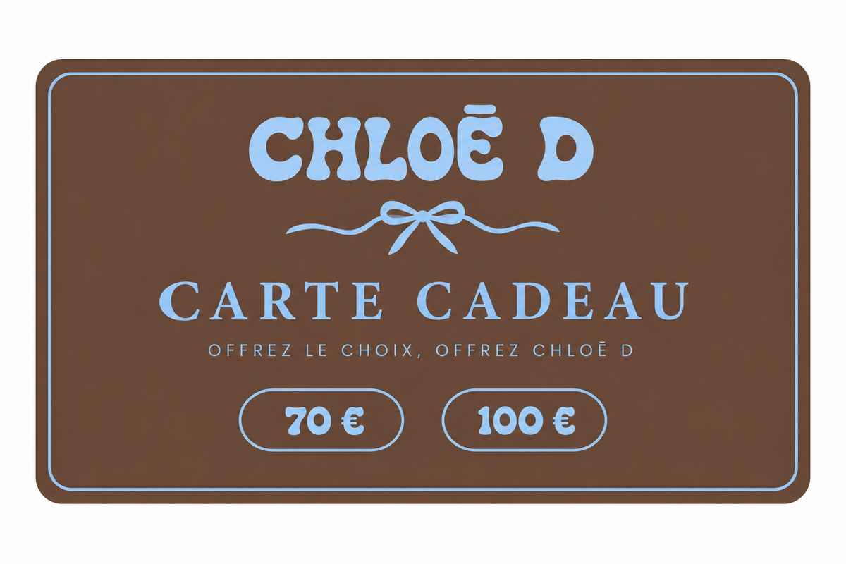 CARTE CADEAU CHLOĒ D